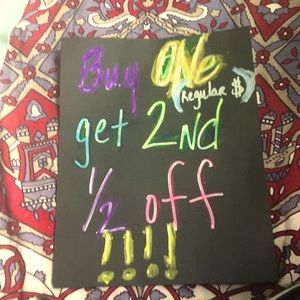 Only on items with a Star*